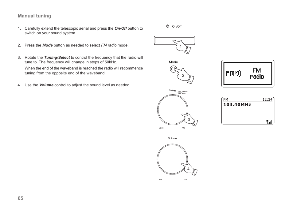 Manual tuning | Samsung STREAM 83I User Manual | Page 66 / 96