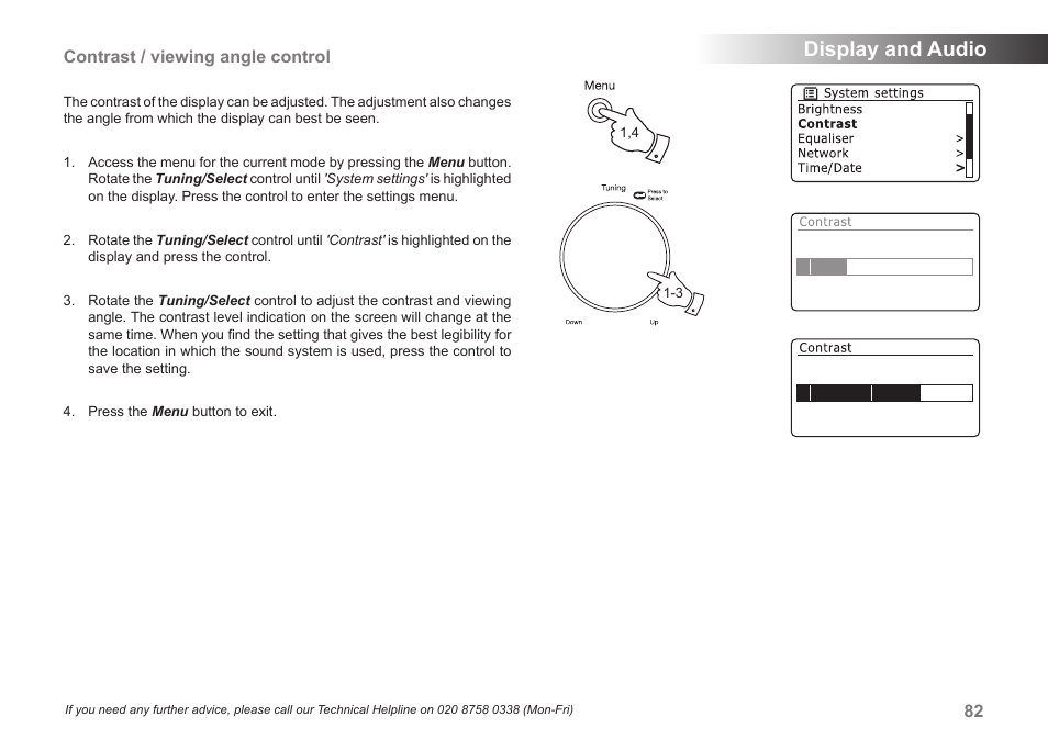 Display and audio | Samsung STREAM 83I User Manual | Page 83 / 96