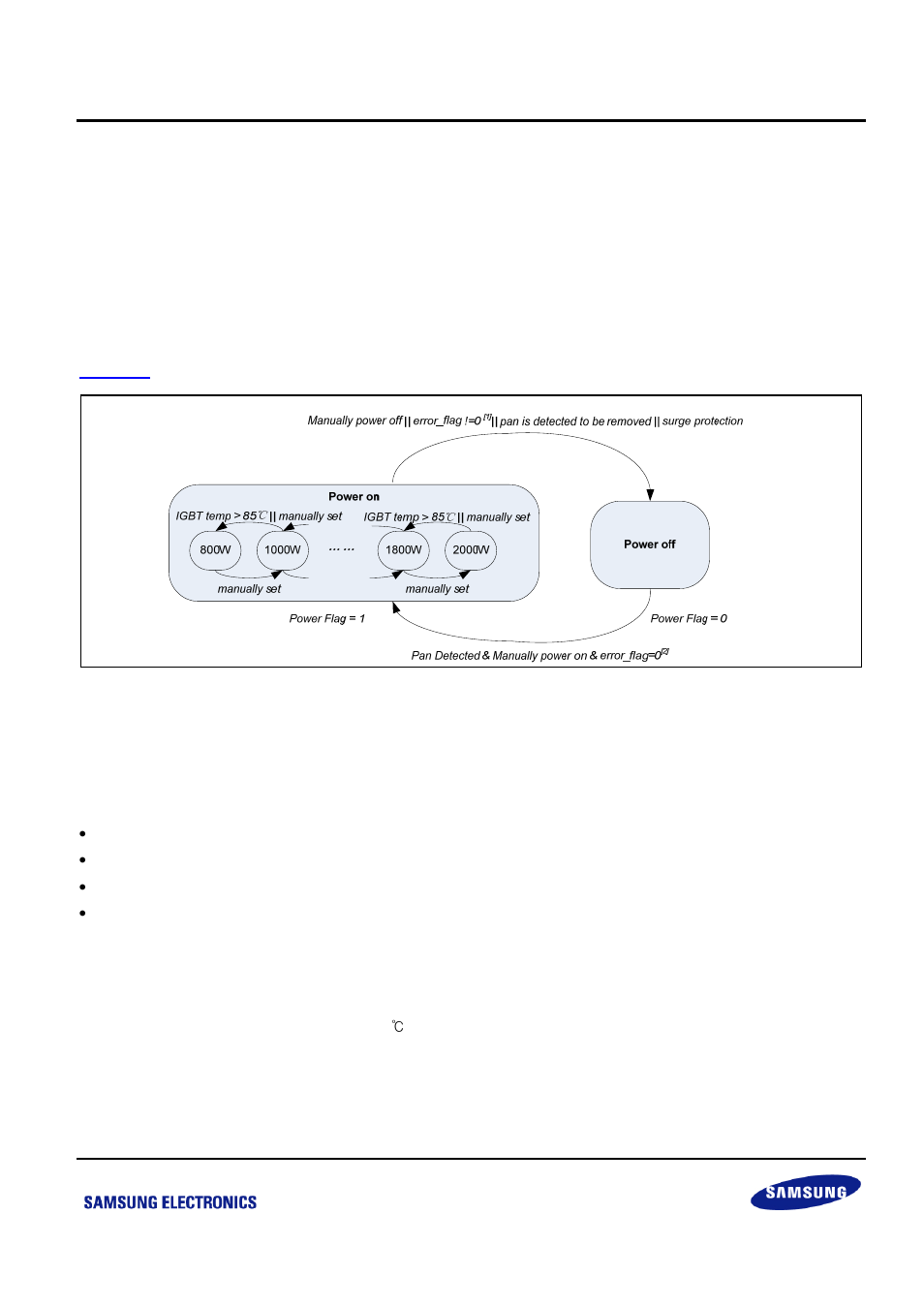 3 software implementation, 1 state transition diagram, Software implementation -1 | Figure 3-1 state transition diagram, Software implementation | Samsung S3F84B8 User Manual | Page 21 / 25