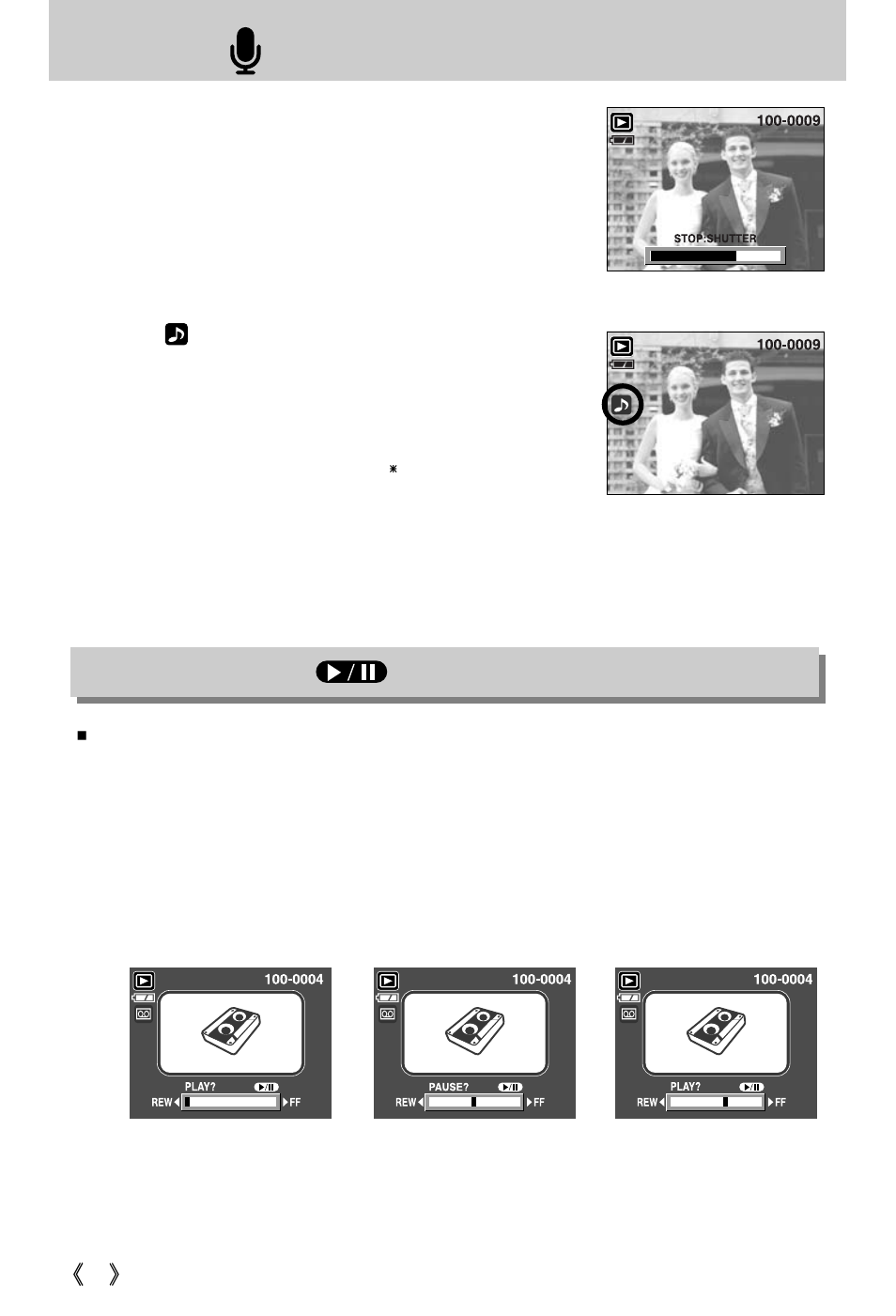 Play & pause ( ) / down button | Samsung Digimax i5 User Manual | Page 70 / 148
