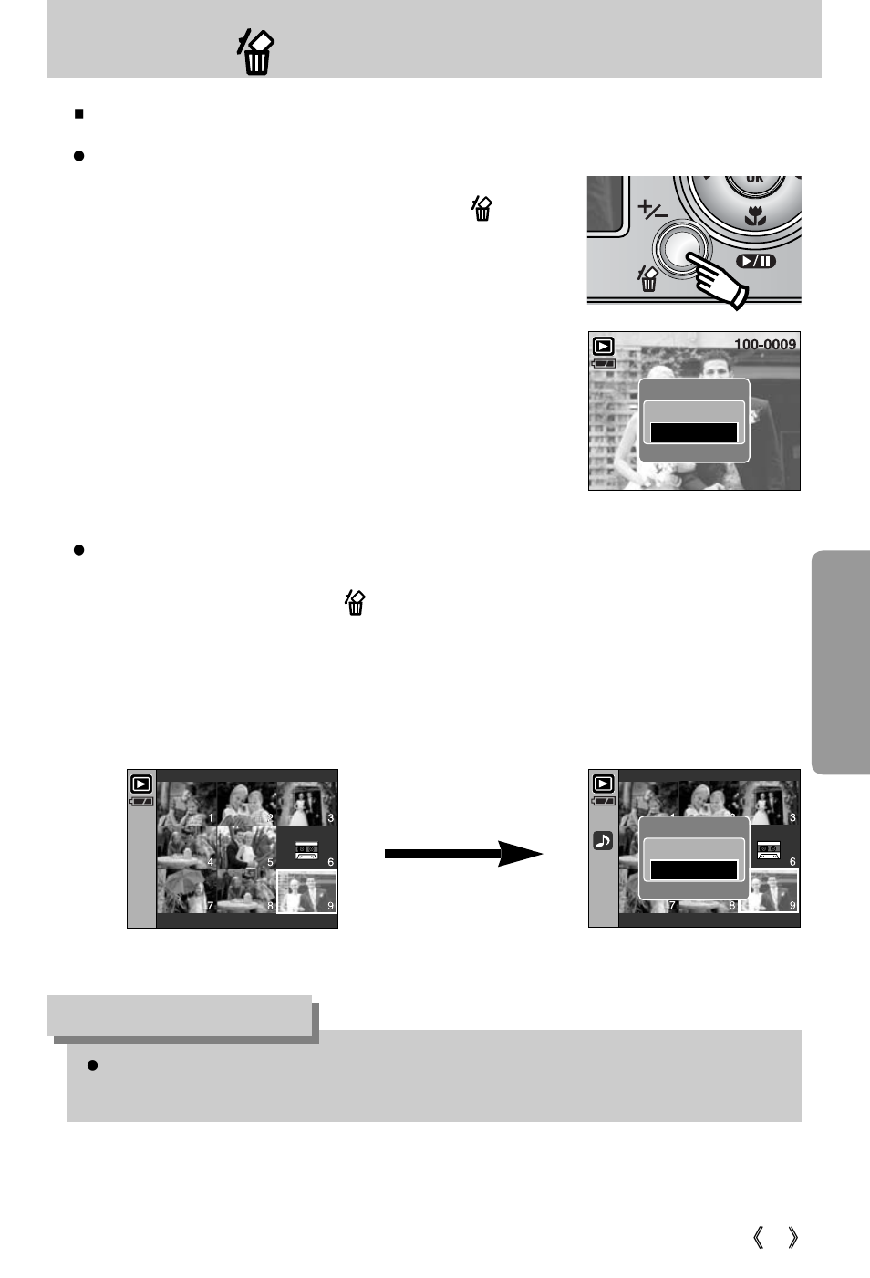 Delete ( ) button, Information | Samsung Digimax i5 User Manual | Page 71 / 148