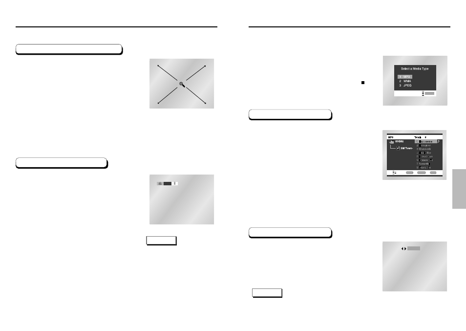 Using the zoom & 3d sound functions, Mp3/wma play | Samsung DVD-HD935 User Manual | Page 17 / 26