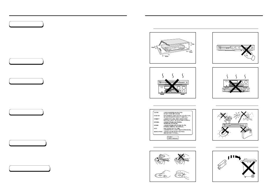 Precautions | Samsung DVD-HD935 User Manual | Page 2 / 26