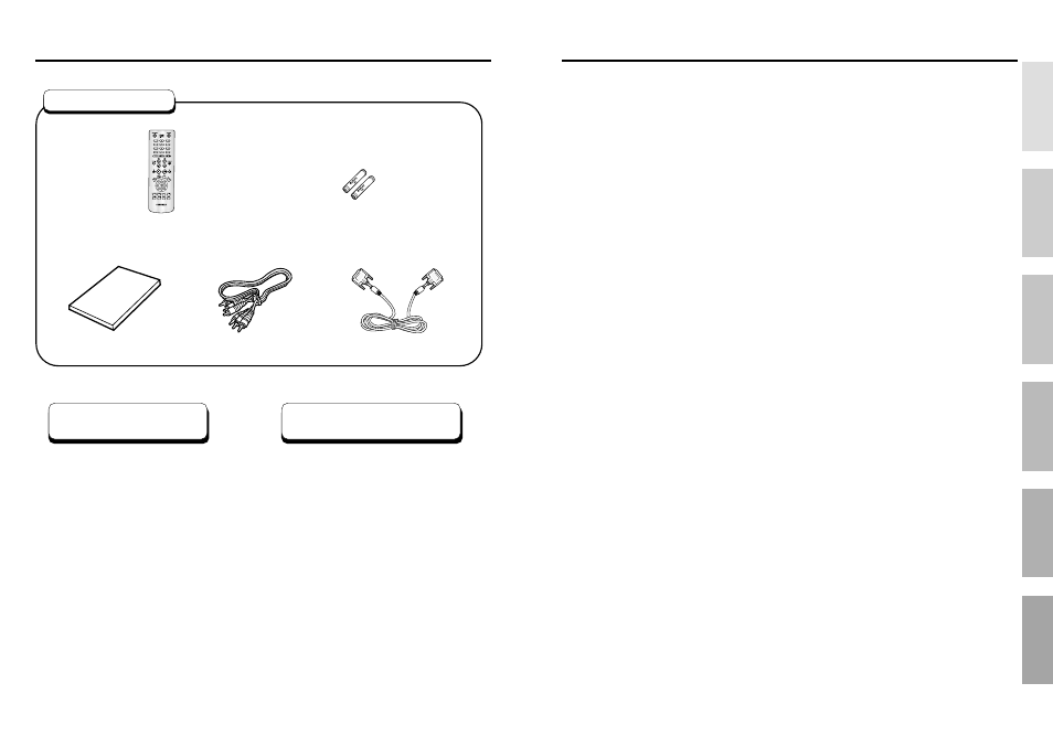 Before you start table of contents | Samsung DVD-HD935 User Manual | Page 3 / 26