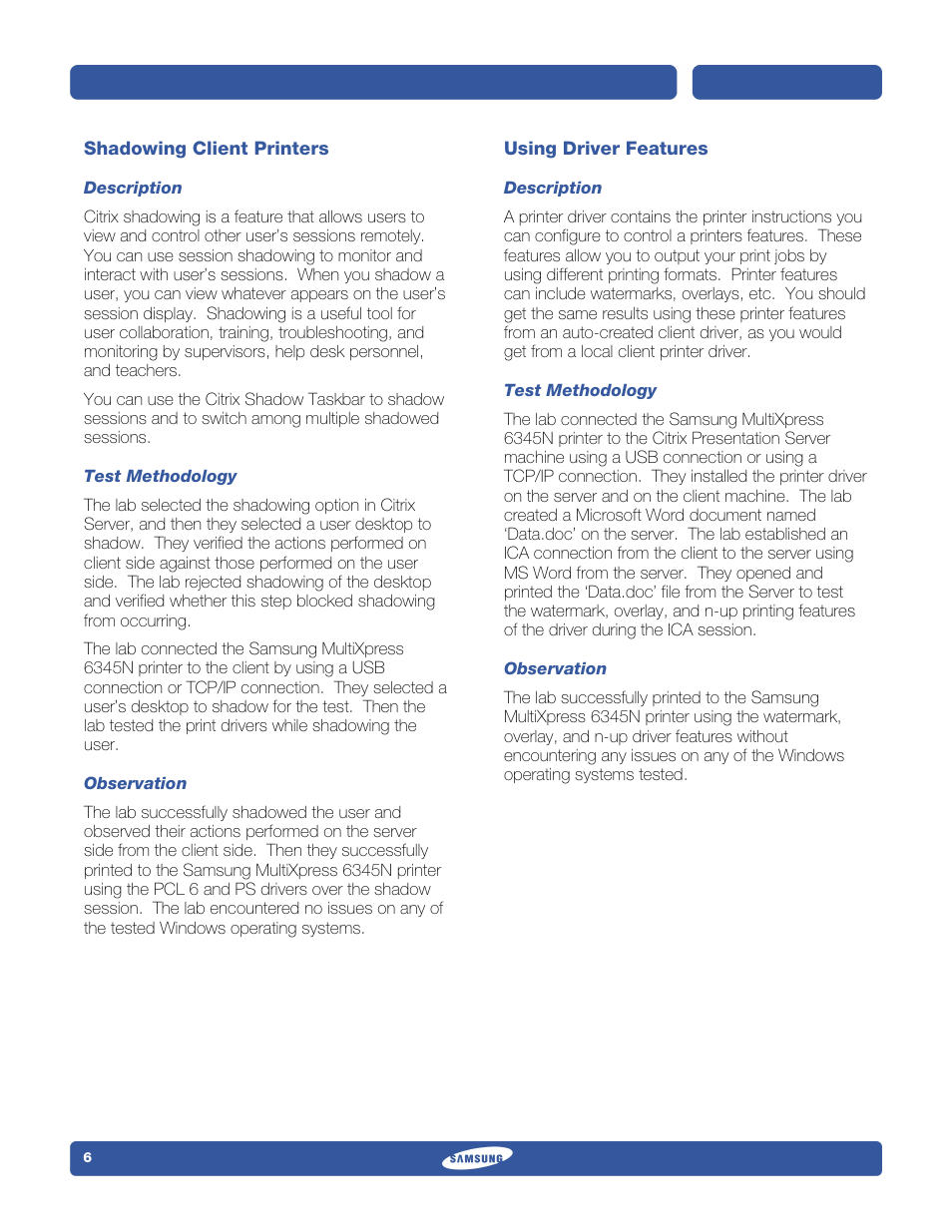 Samsung 6345N User Manual | Page 6 / 10