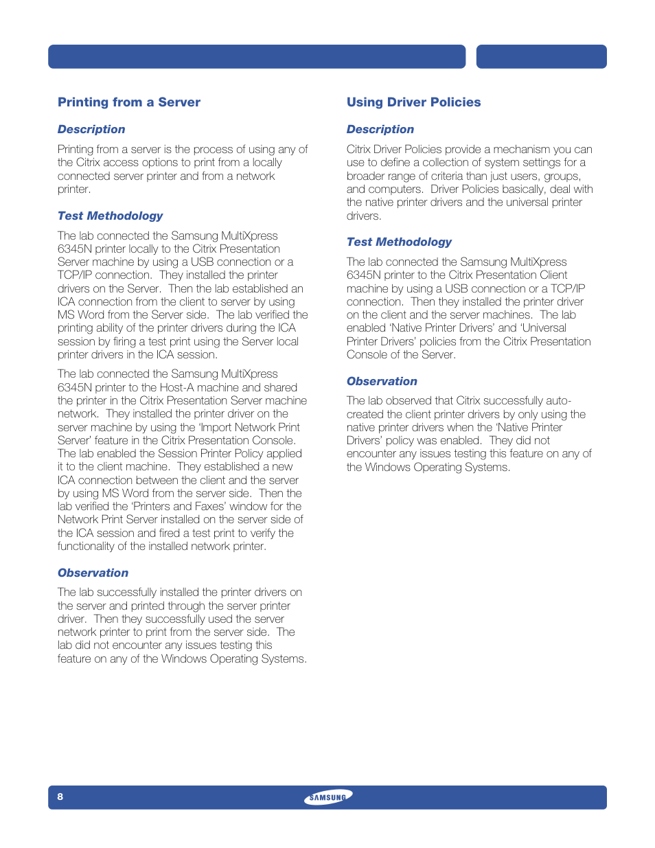 Samsung 6345N User Manual | Page 8 / 10