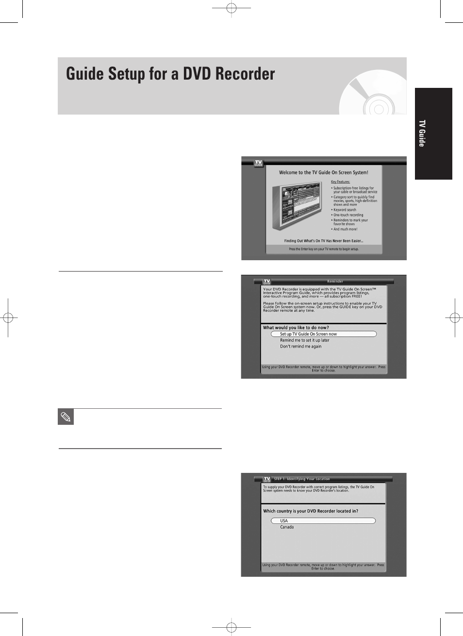 Guide setup for a dvd recorder, English - 129 | Samsung DVD-HR720/ User Manual | Page 129 / 168