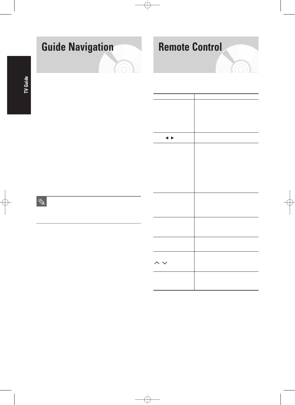 Guide navigation, Remote control, 138 - english | Samsung DVD-HR720/ User Manual | Page 138 / 168