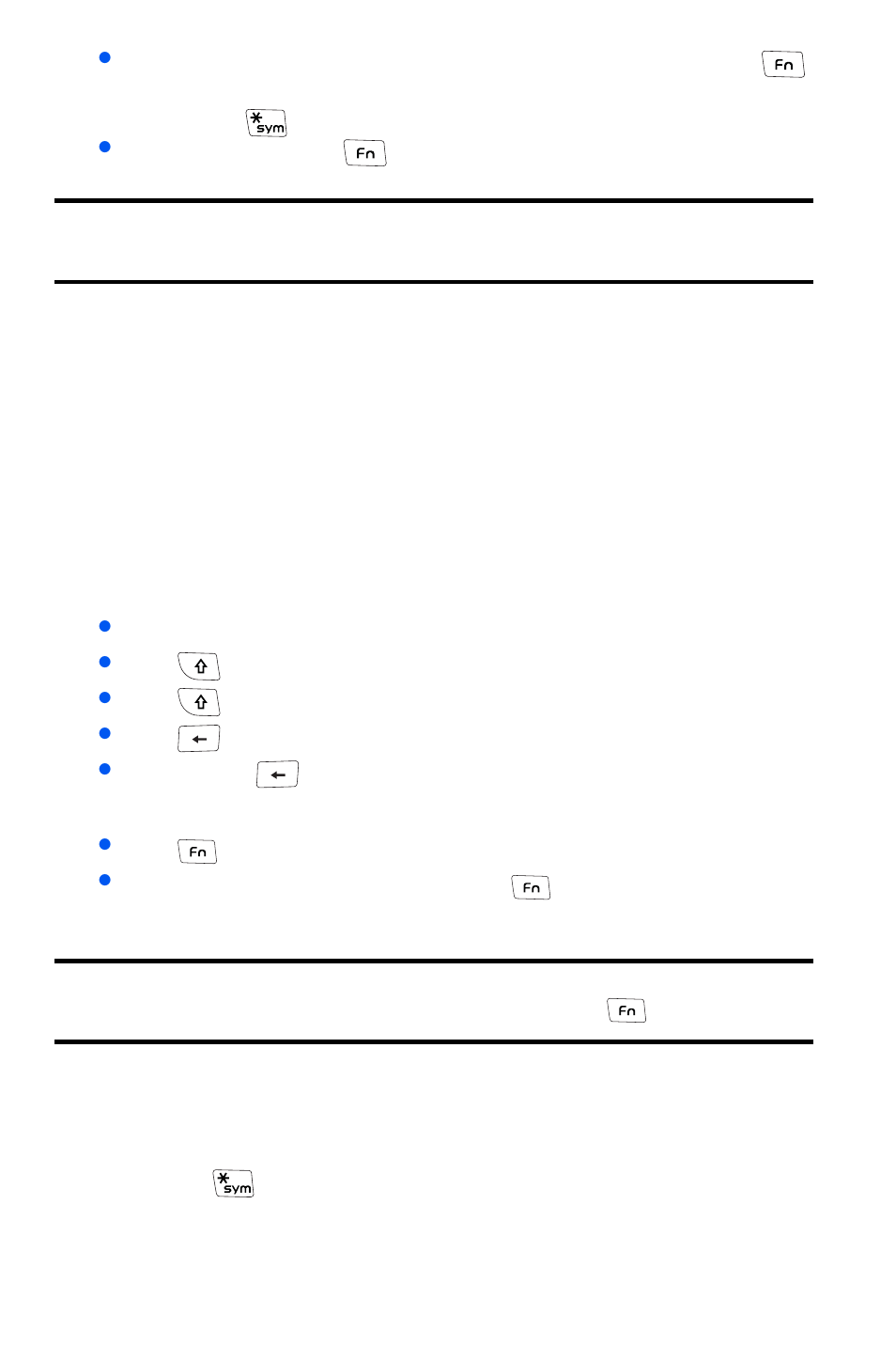 Using the keyboard, Symbols | Samsung Entro BMC-M350 User Manual | Page 40 / 118