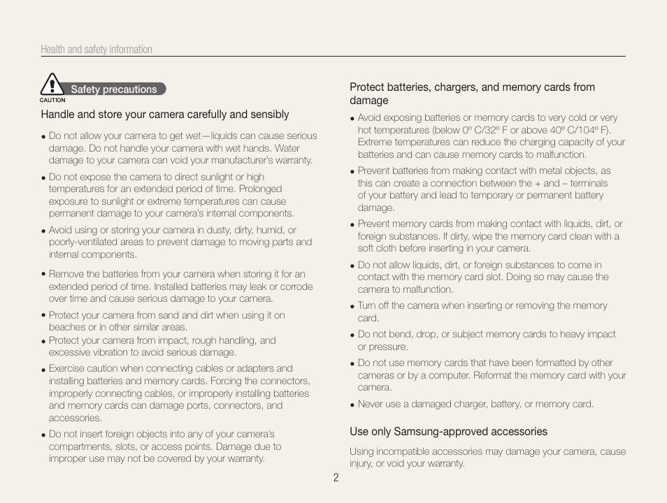 Samsung WB600 User Manual | Page 3 / 109