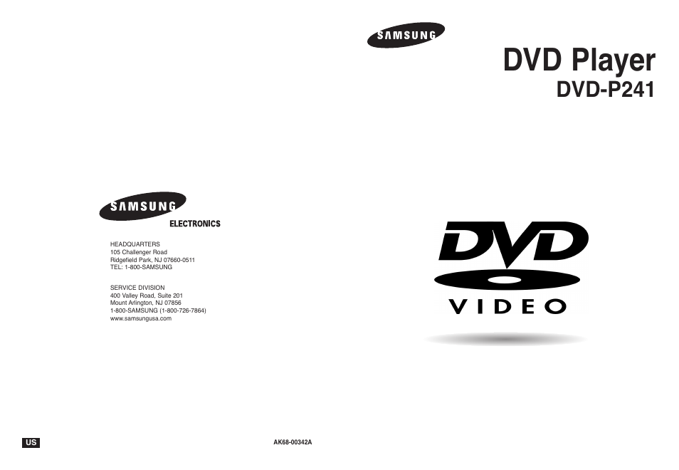 Samsung DVD-P241 User Manual | 25 pages