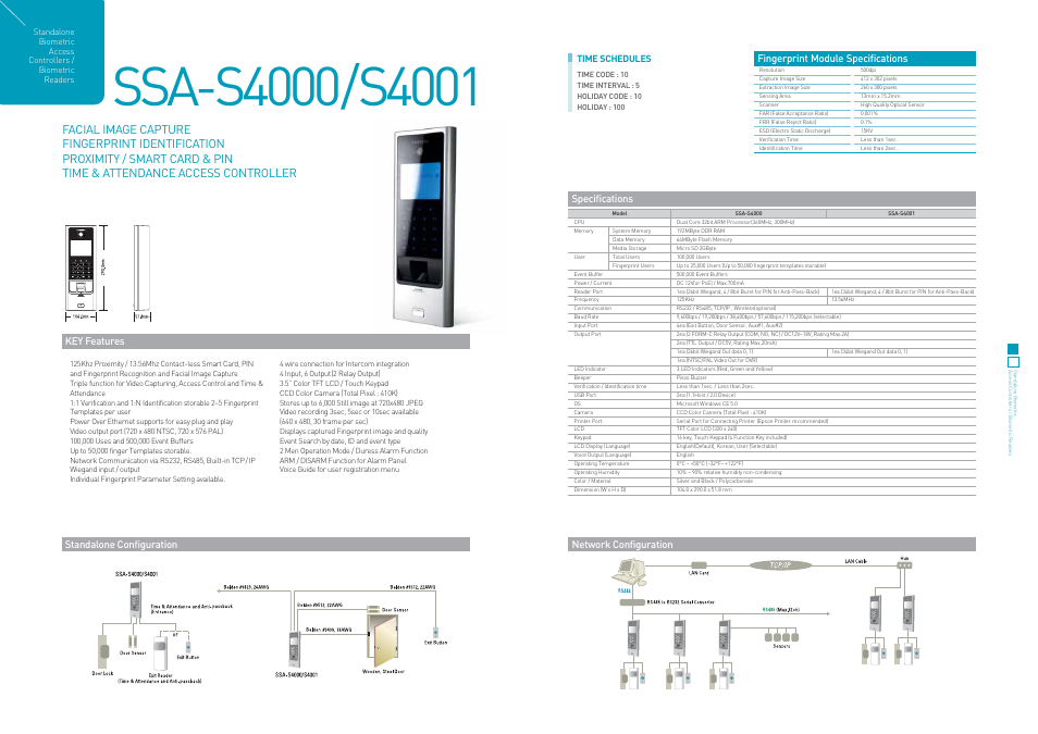 Samsung SSA-S4000 User Manual | 1 page