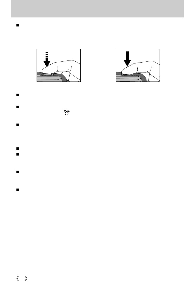 Things to watch out for when taking pictures | Samsung Digimax V5000 User Manual | Page 26 / 120