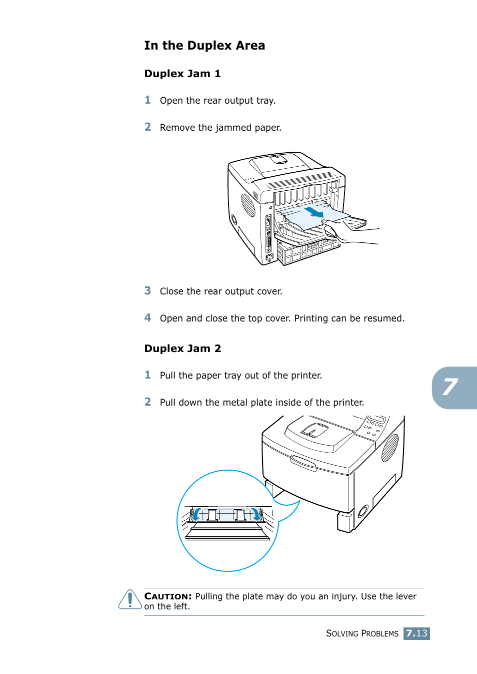 In the duplex area | Samsung ML-2550 Series User Manual | Page 140 / 233