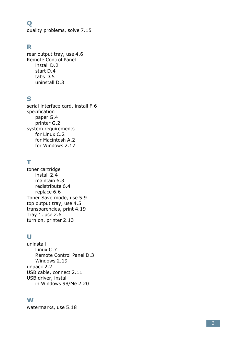 Samsung ML-2550 Series User Manual | Page 232 / 233