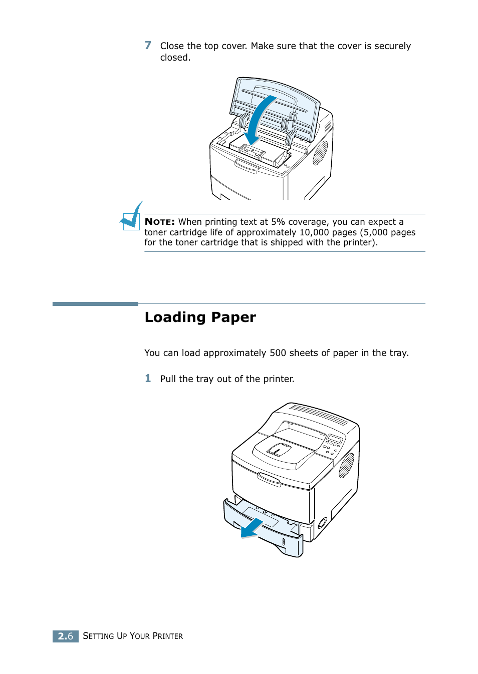 Loading paper | Samsung ML-2550 Series User Manual | Page 29 / 233