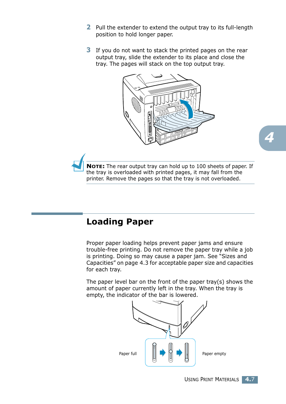 Loading paper | Samsung ML-2550 Series User Manual | Page 72 / 233