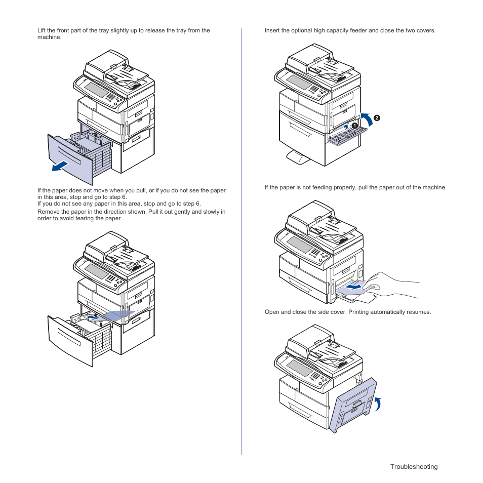 In the multi-purpose tray, See "in the multi, Purpose tray" on | Samsung SCX-6555N Series User Manual | Page 103 / 186
