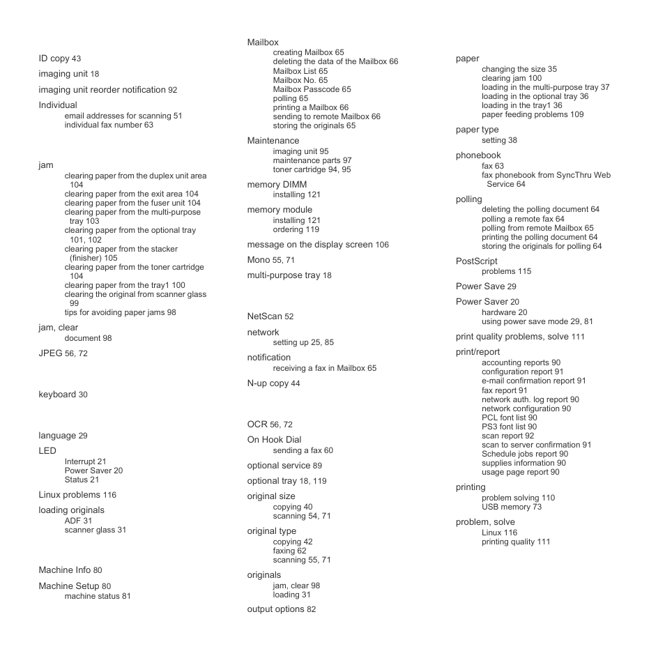 Samsung SCX-6555N Series User Manual | Page 131 / 186