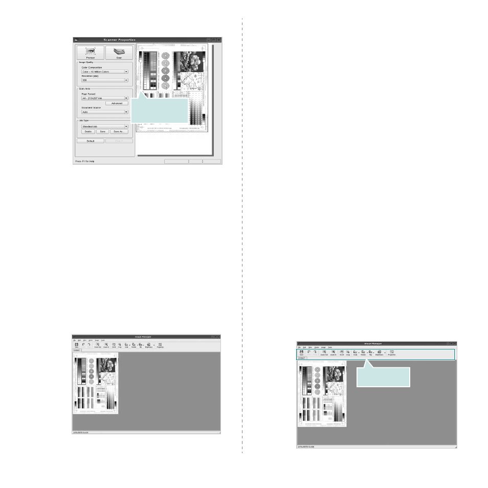 Using the image manager | Samsung SCX-6555N Series User Manual | Page 176 / 186