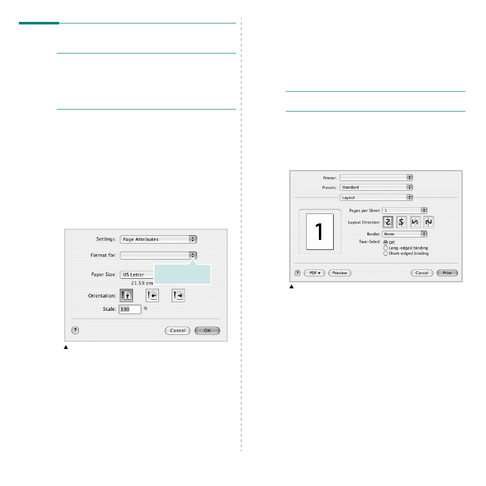 Printing, Printing a document, Changing printer settings | Printing a document changing printer settings | Samsung SCX-6555N Series User Manual | Page 181 / 186