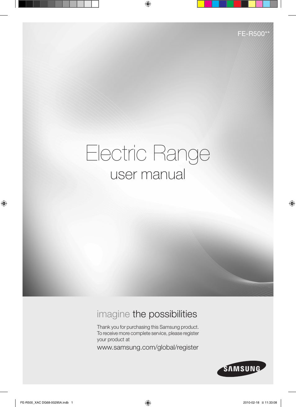 Samsung DG68-00295A User Manual | 62 pages
