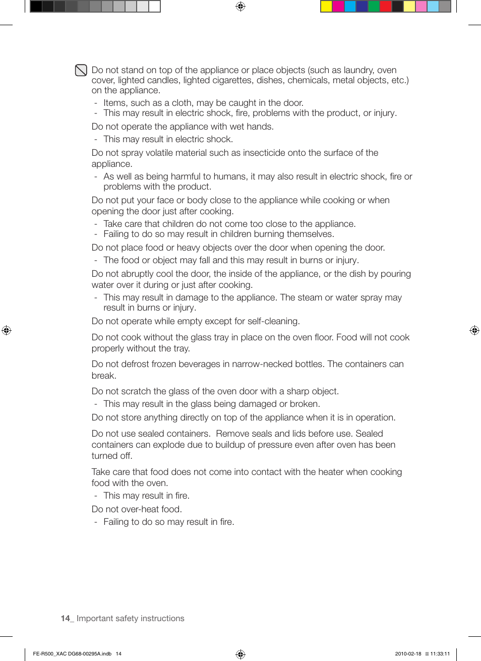Samsung DG68-00295A User Manual | Page 14 / 62