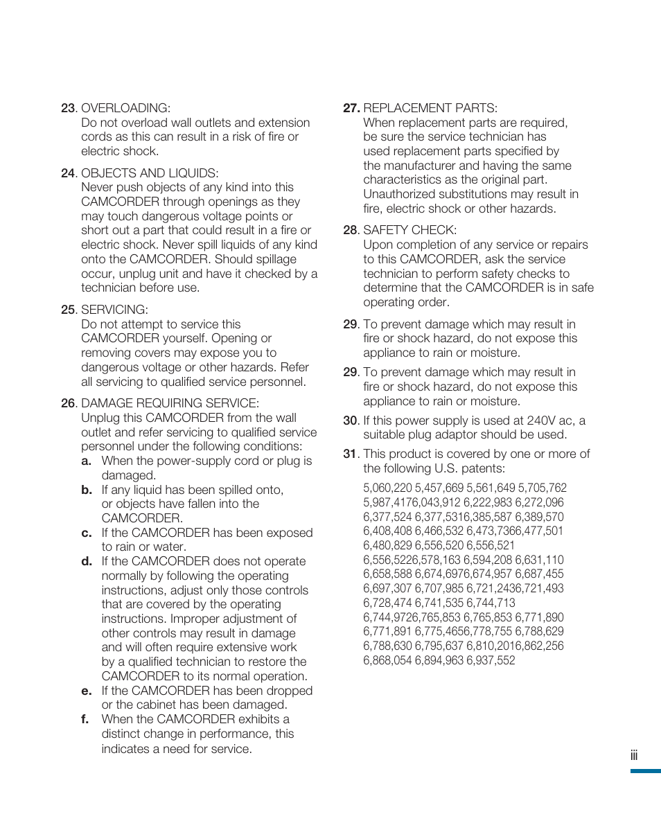 Samsung HMX-R10SN User Manual | Page 9 / 157