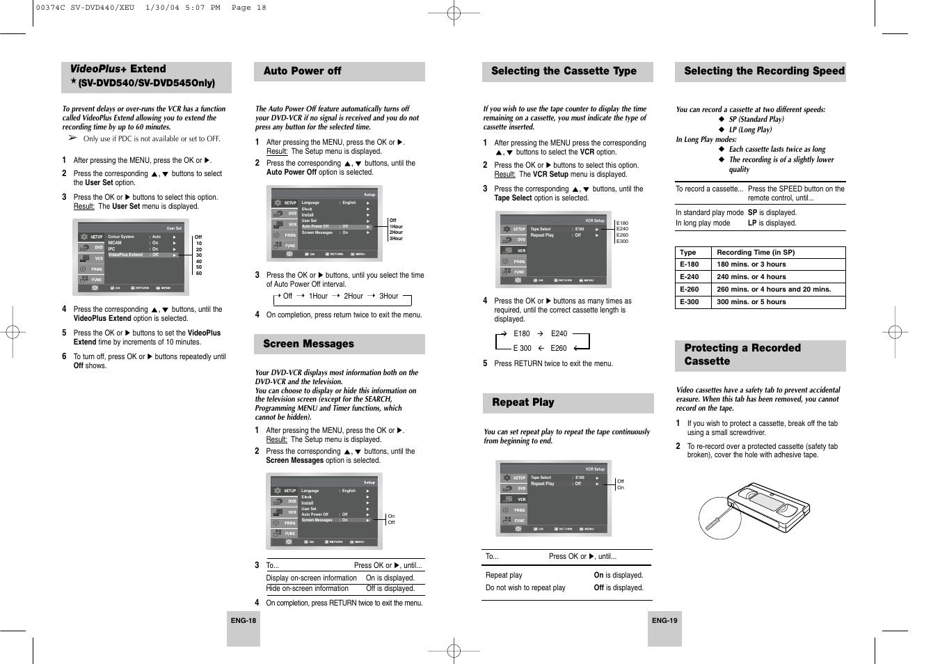 Samsung SV-DVD545 User Manual | Page 10 / 25