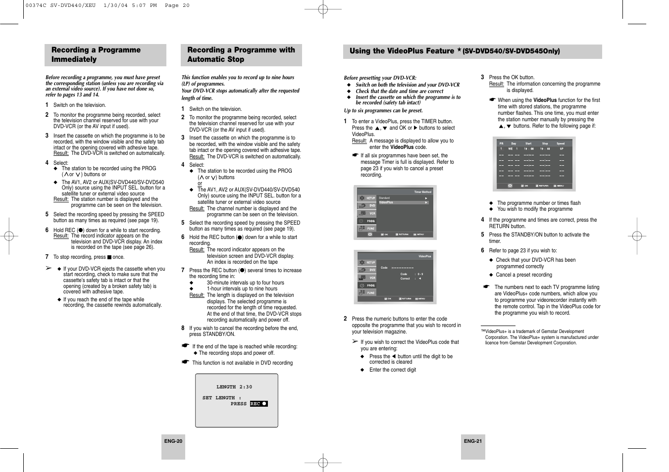 Samsung SV-DVD545 User Manual | Page 11 / 25