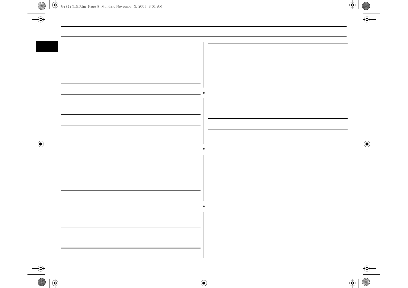 Cookware guide | Samsung G2712N User Manual | Page 8 / 16