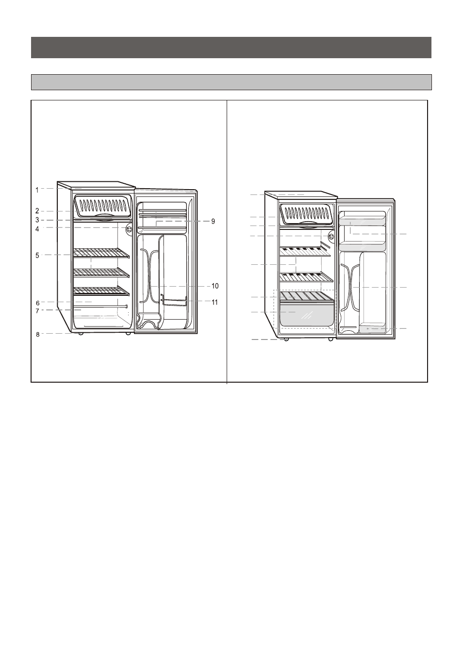 Name of refrigerator and operation | Samsung SRG-151PT User Manual | Page 5 / 14