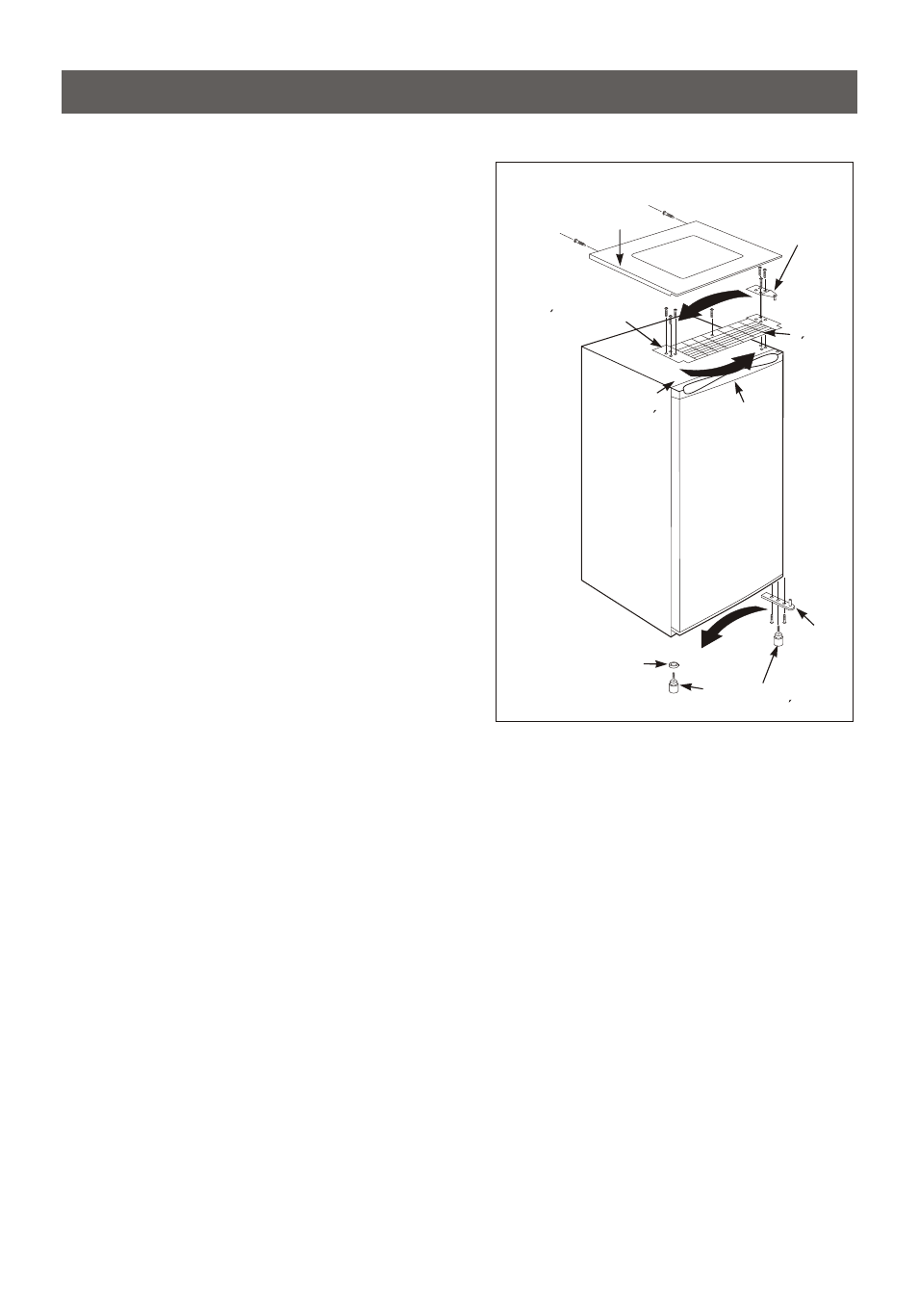 Door reversal | Samsung SRG-151PT User Manual | Page 7 / 14