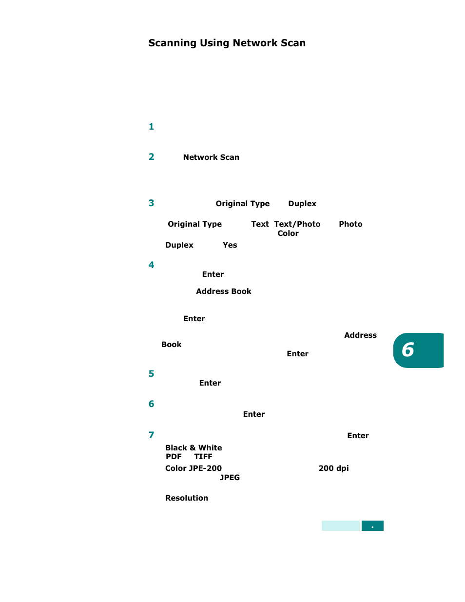 Scanning using network scan | Samsung SCX-6320F User Manual | Page 122 / 330