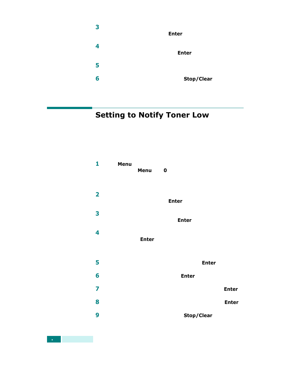 Setting to notify toner low | Samsung SCX-6320F User Manual | Page 133 / 330