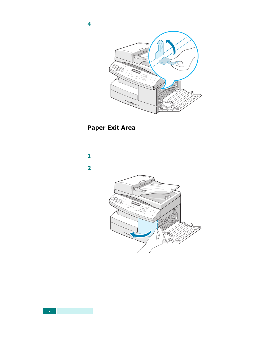 Paper exit area | Samsung SCX-6320F User Manual | Page 149 / 330