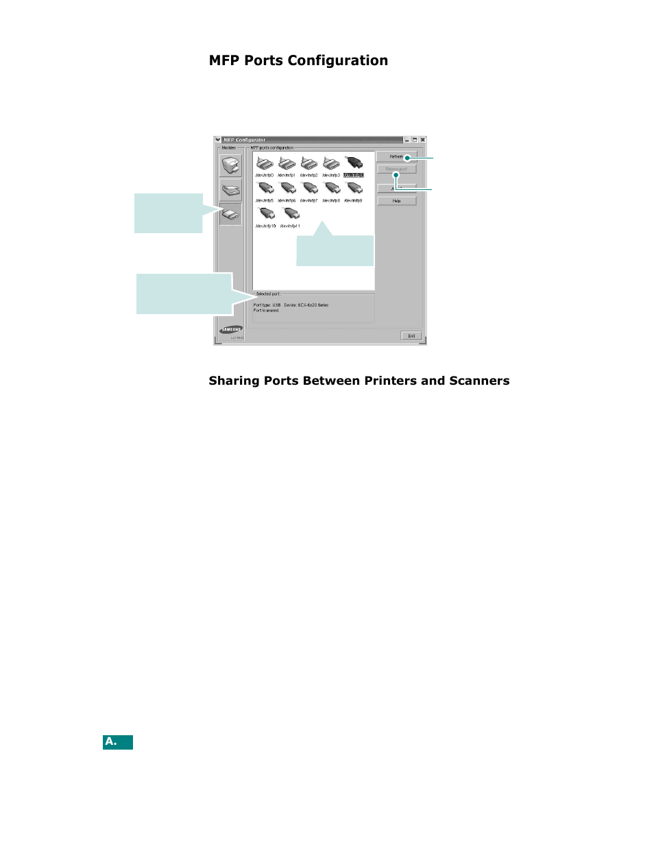 Mfp ports configuration | Samsung SCX-6320F User Manual | Page 183 / 330