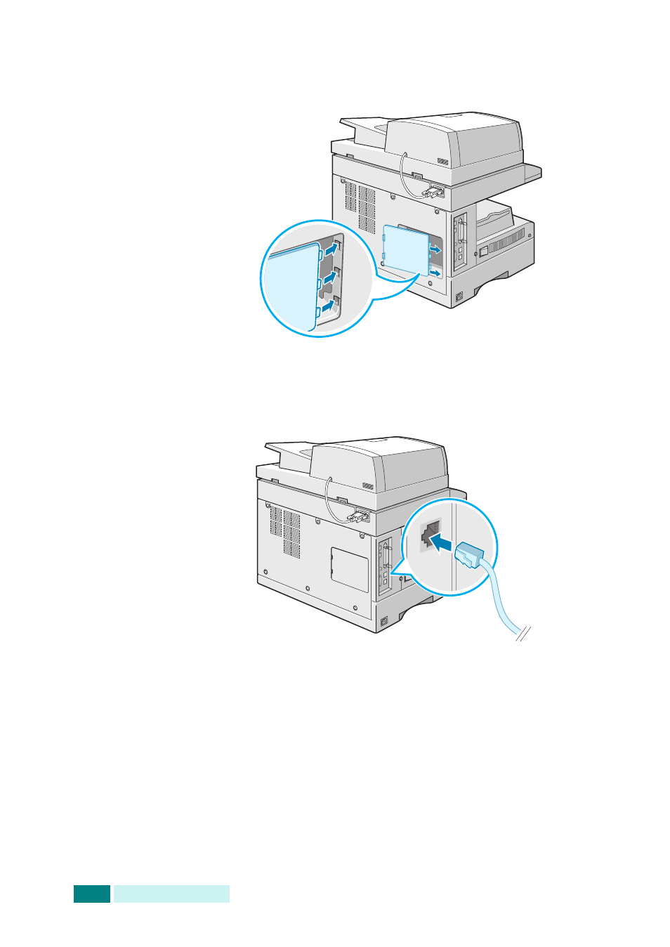 Installing the alphabet keypad (only for scx-6220), Installing the alphabet keypad, Only for scx-6220) | Samsung SCX-6320F User Manual | Page 215 / 330