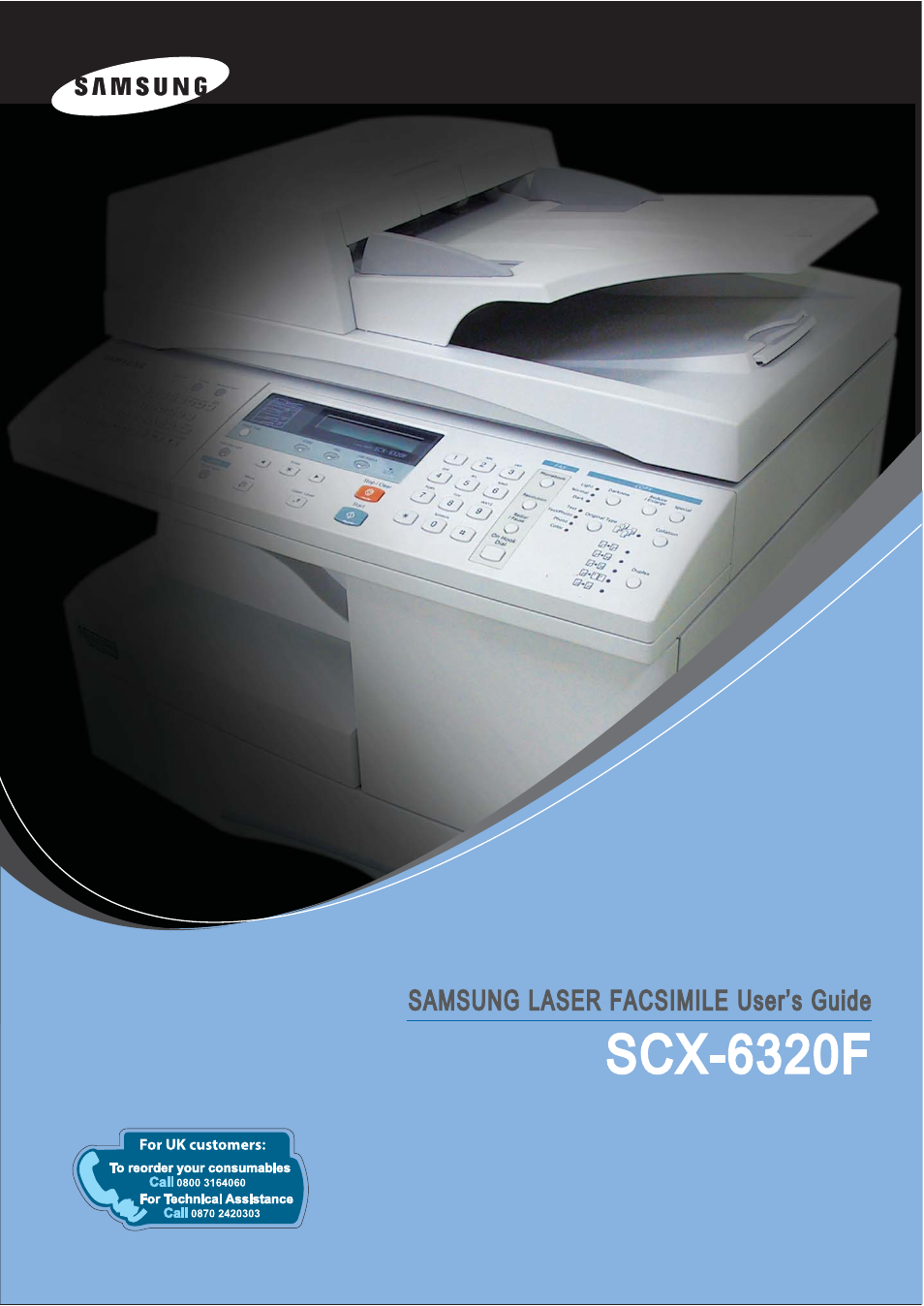Fax user's guide: scx-6320f | Samsung SCX-6320F User Manual | Page 236 / 330