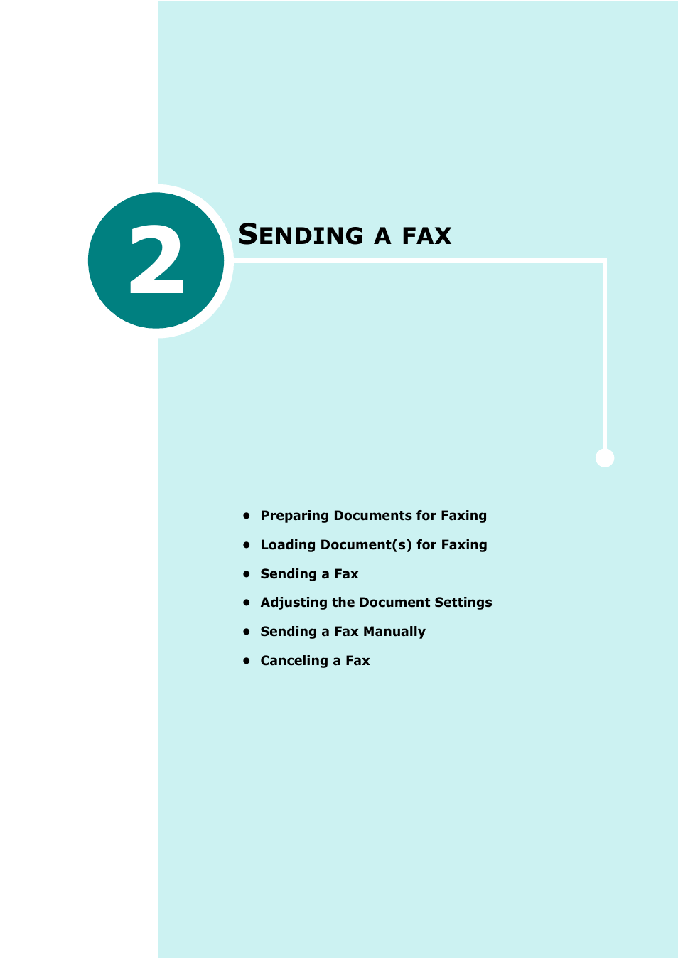 Sending a fax, Chapter 2, Ending | Samsung SCX-6320F User Manual | Page 249 / 330