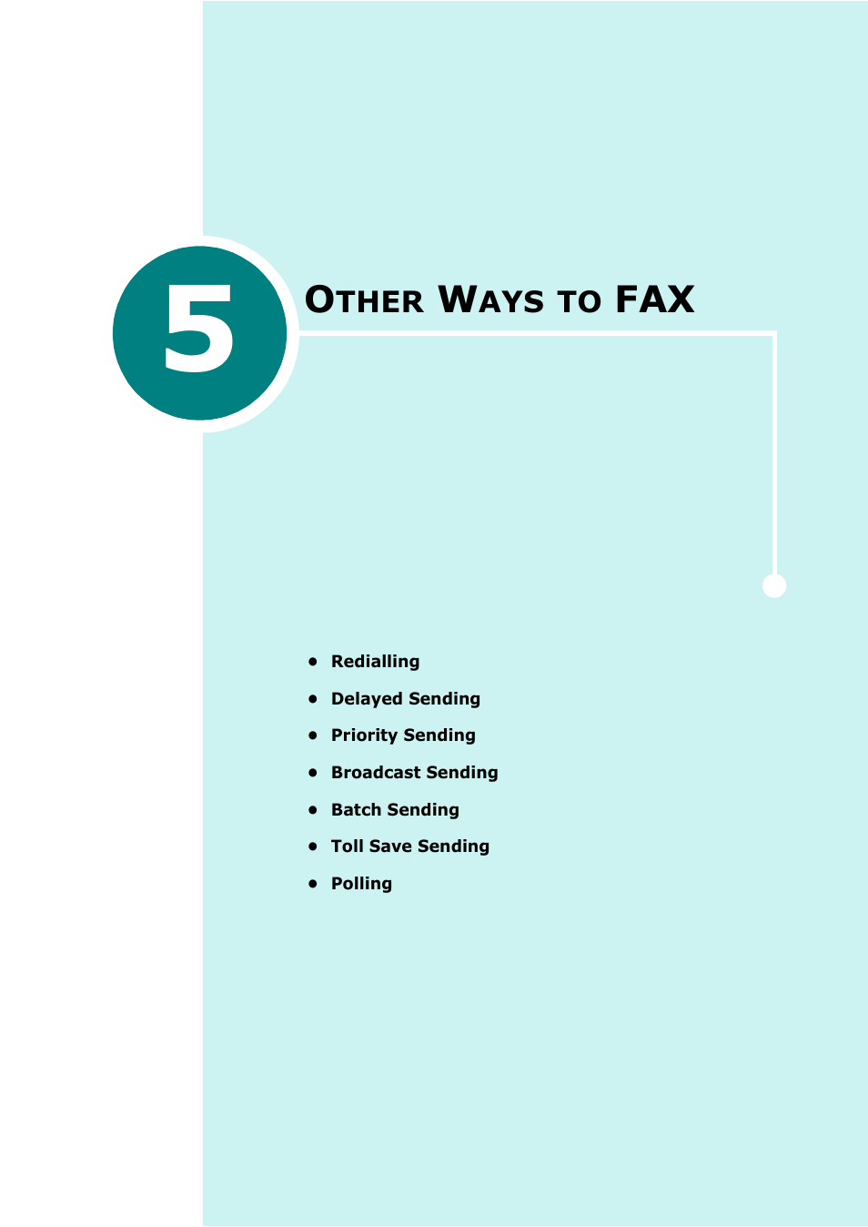 Other ways to fax, Chapter 5, Ther | Samsung SCX-6320F User Manual | Page 273 / 330