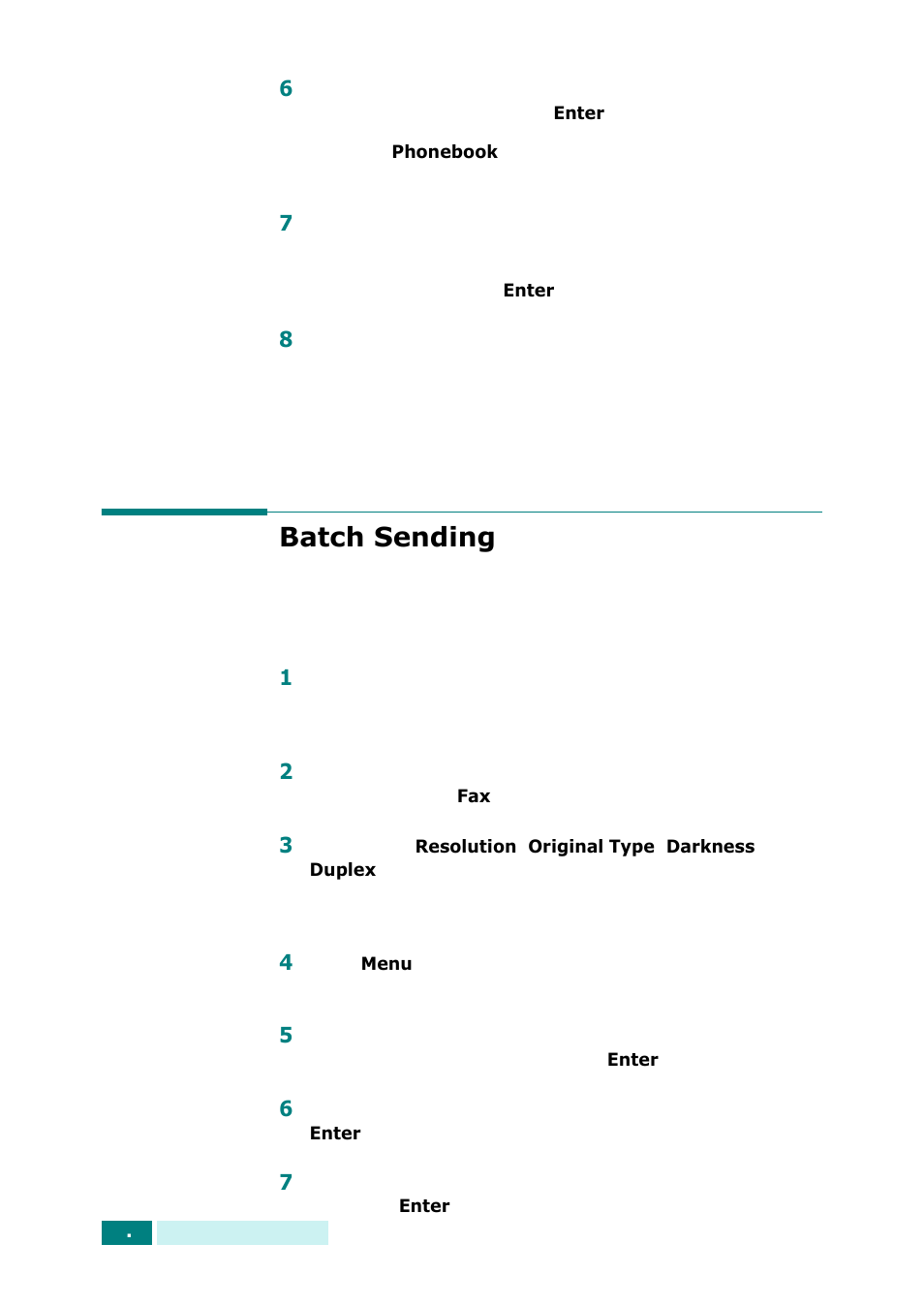 Batch sending | Samsung SCX-6320F User Manual | Page 278 / 330