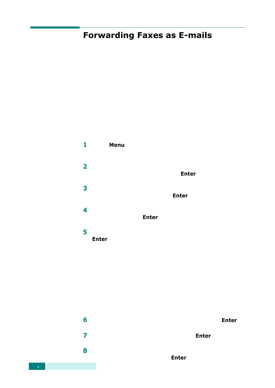 Forwarding faxes as e-mails | Samsung SCX-6320F User Manual | Page 326 / 330