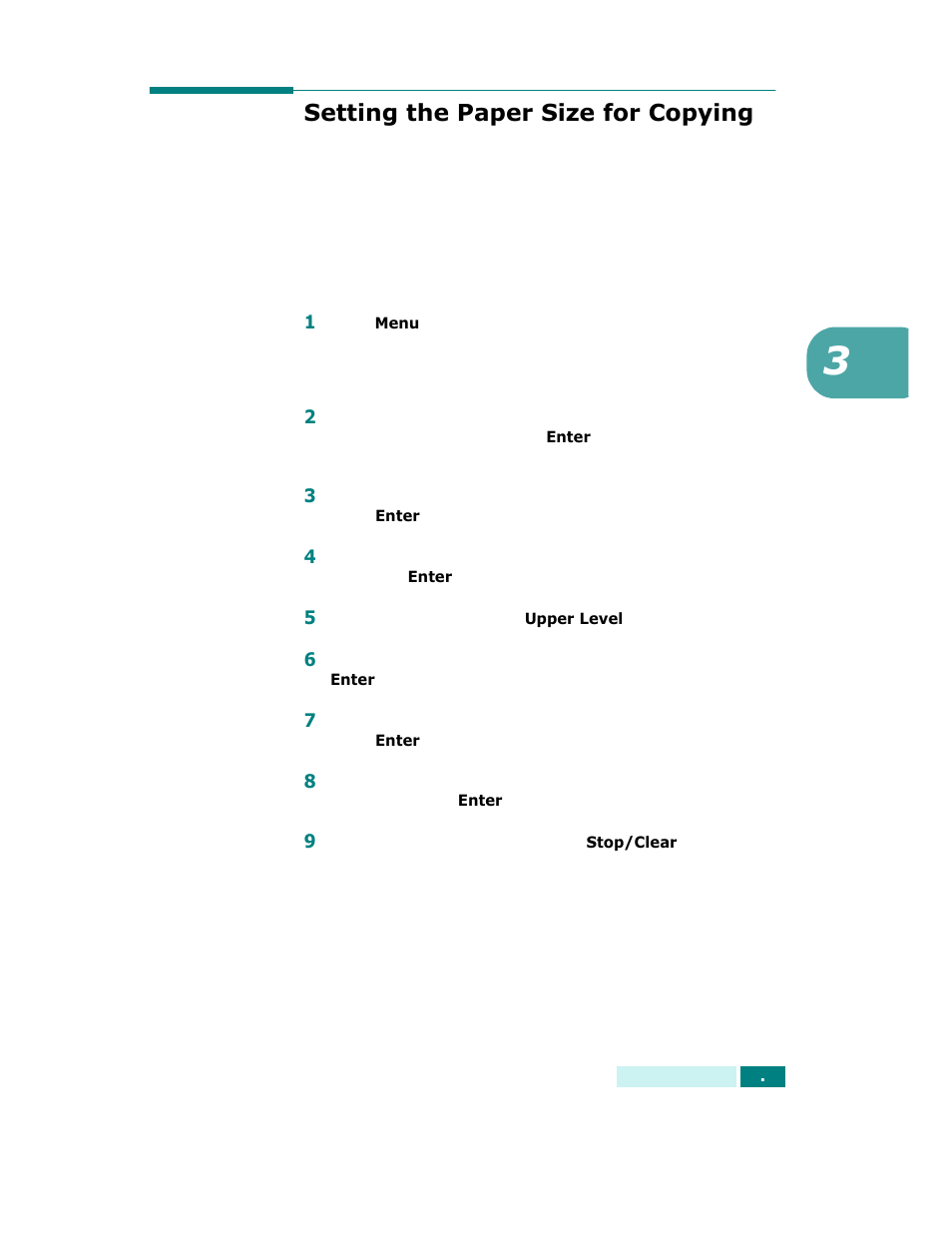 Setting the paper size for copying | Samsung SCX-6320F User Manual | Page 62 / 330
