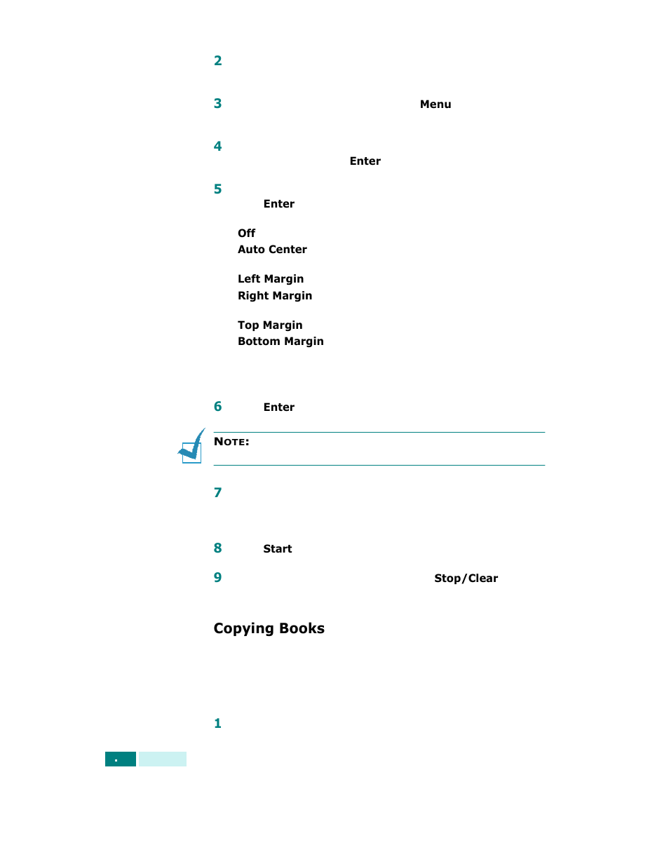 Copying books | Samsung SCX-6320F User Manual | Page 75 / 330