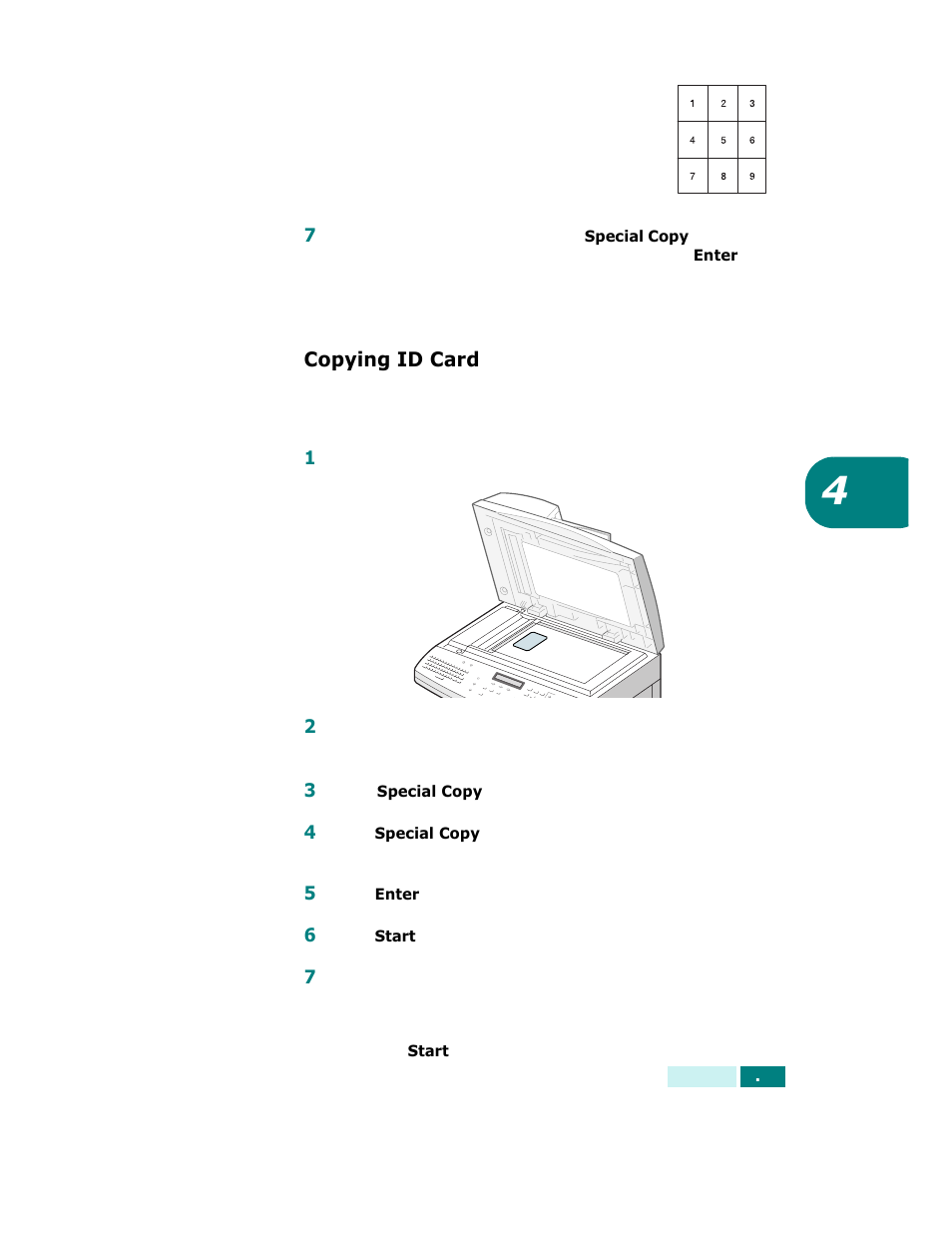 Copying id card | Samsung SCX-6320F User Manual | Page 82 / 330