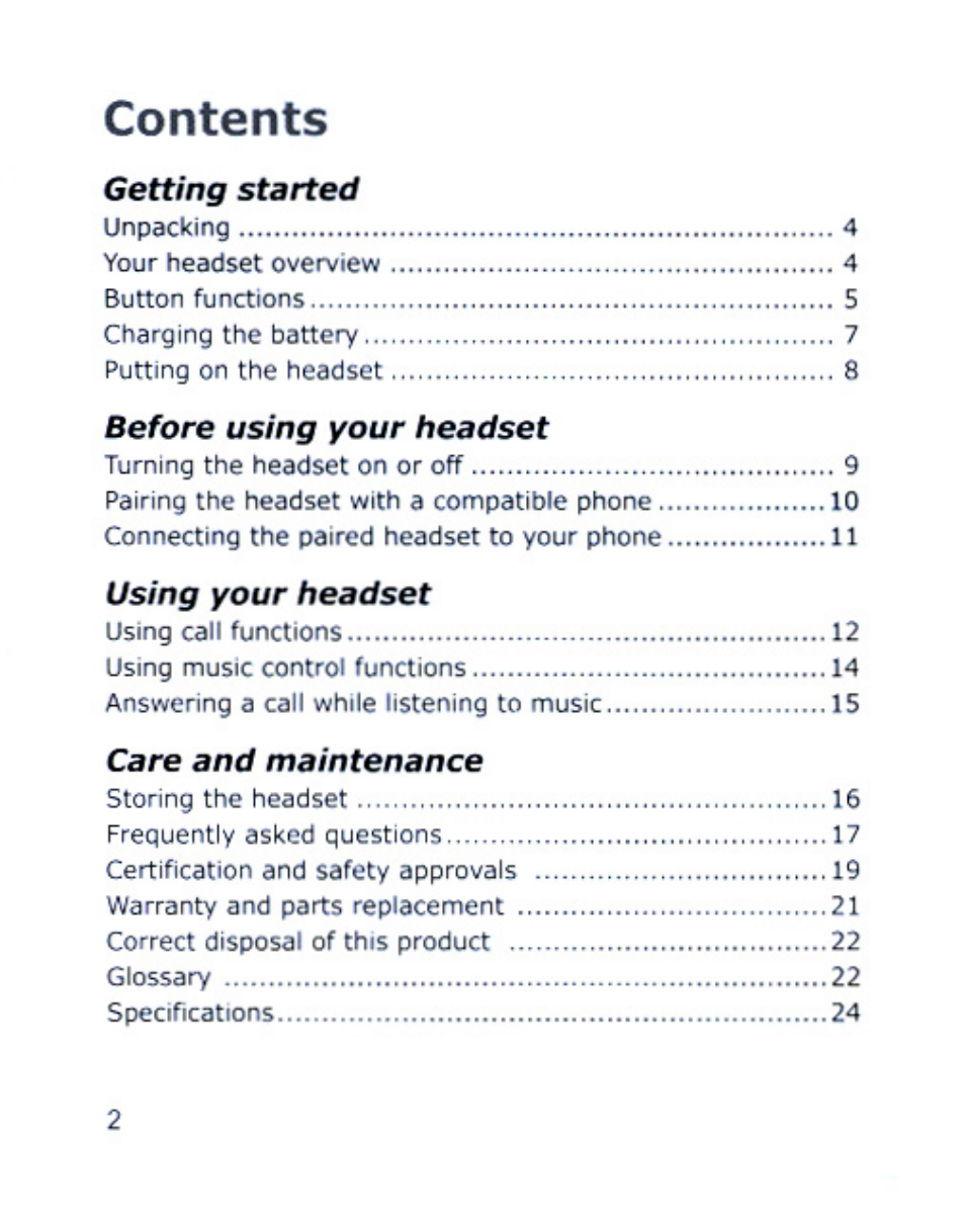 Samsung SBH170 User Manual | Page 2 / 24