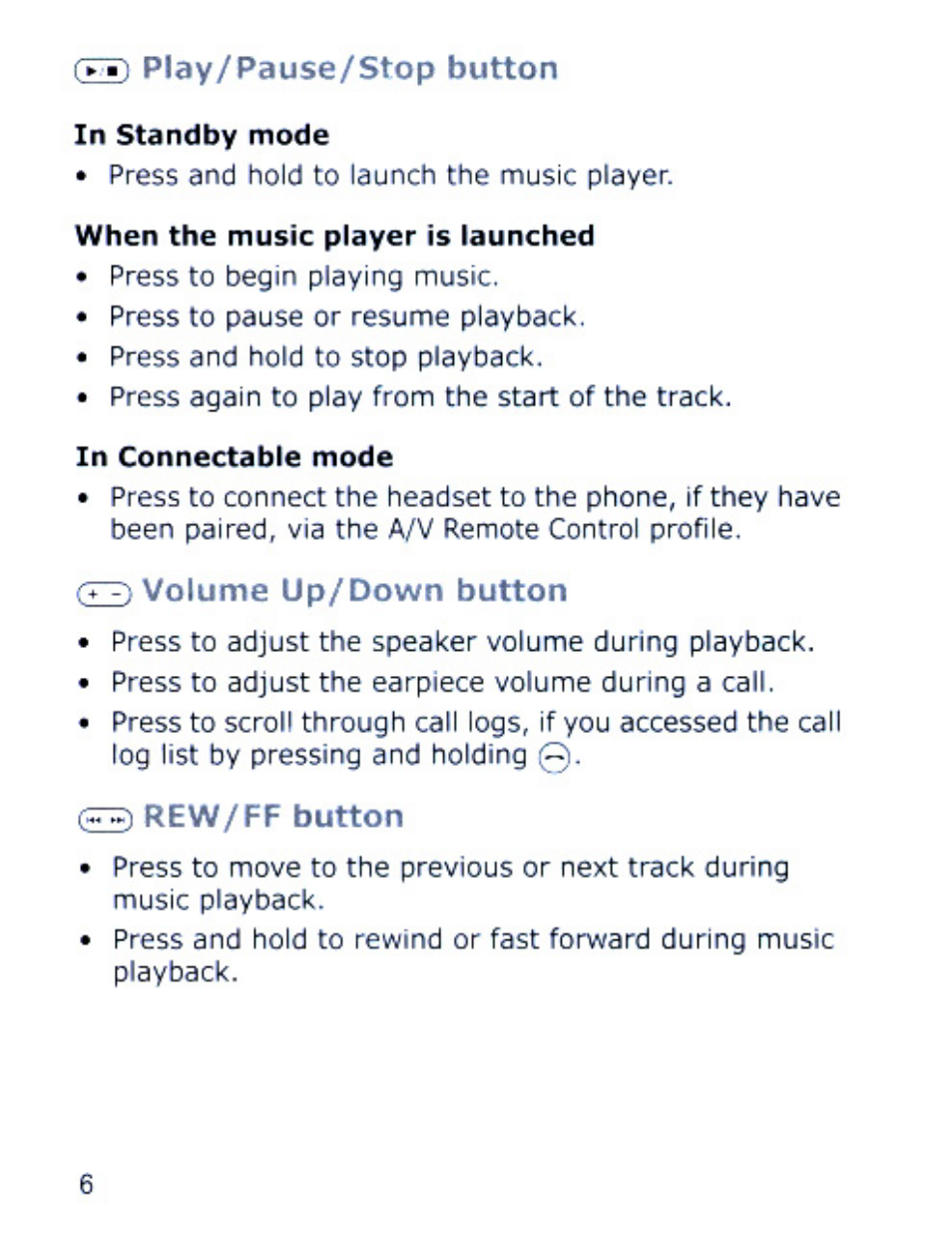 Samsung SBH170 User Manual | Page 6 / 24