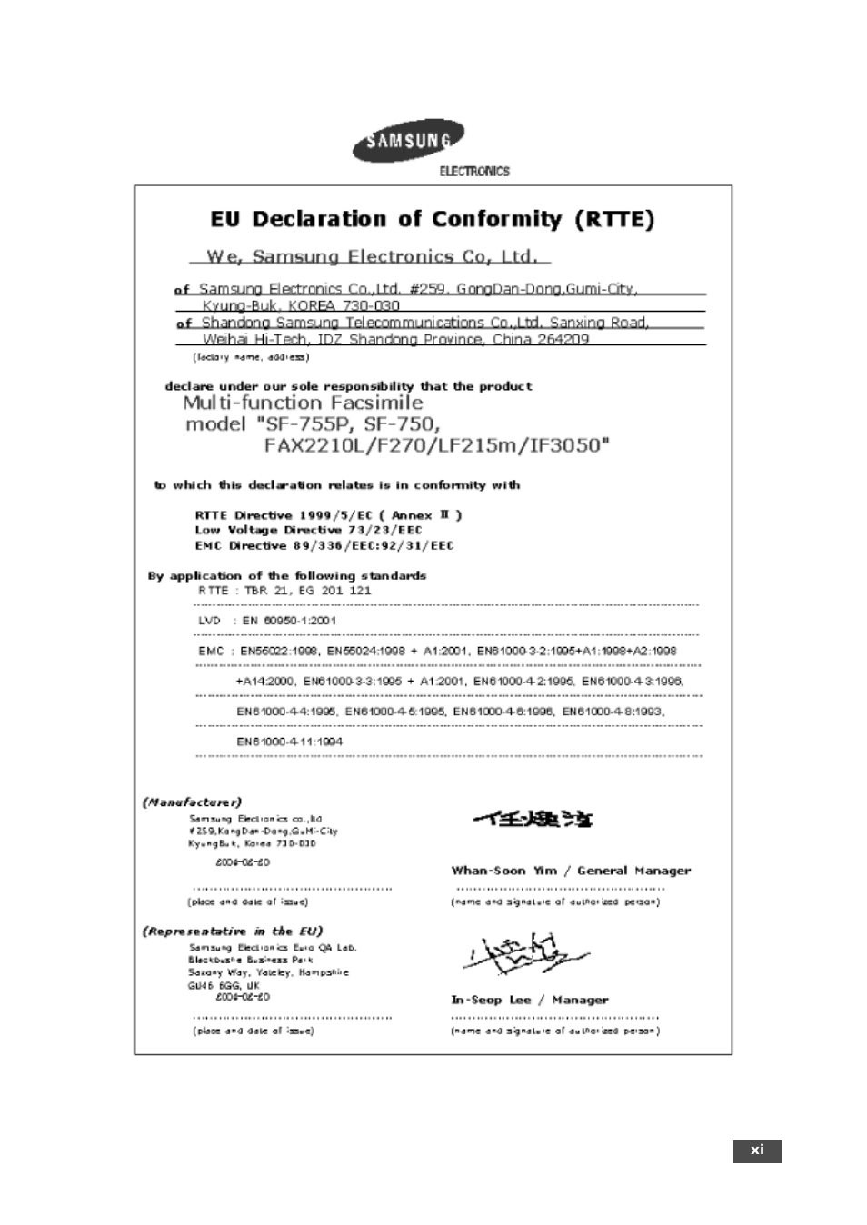 Samsung SF-750 Series User Manual | Page 12 / 98