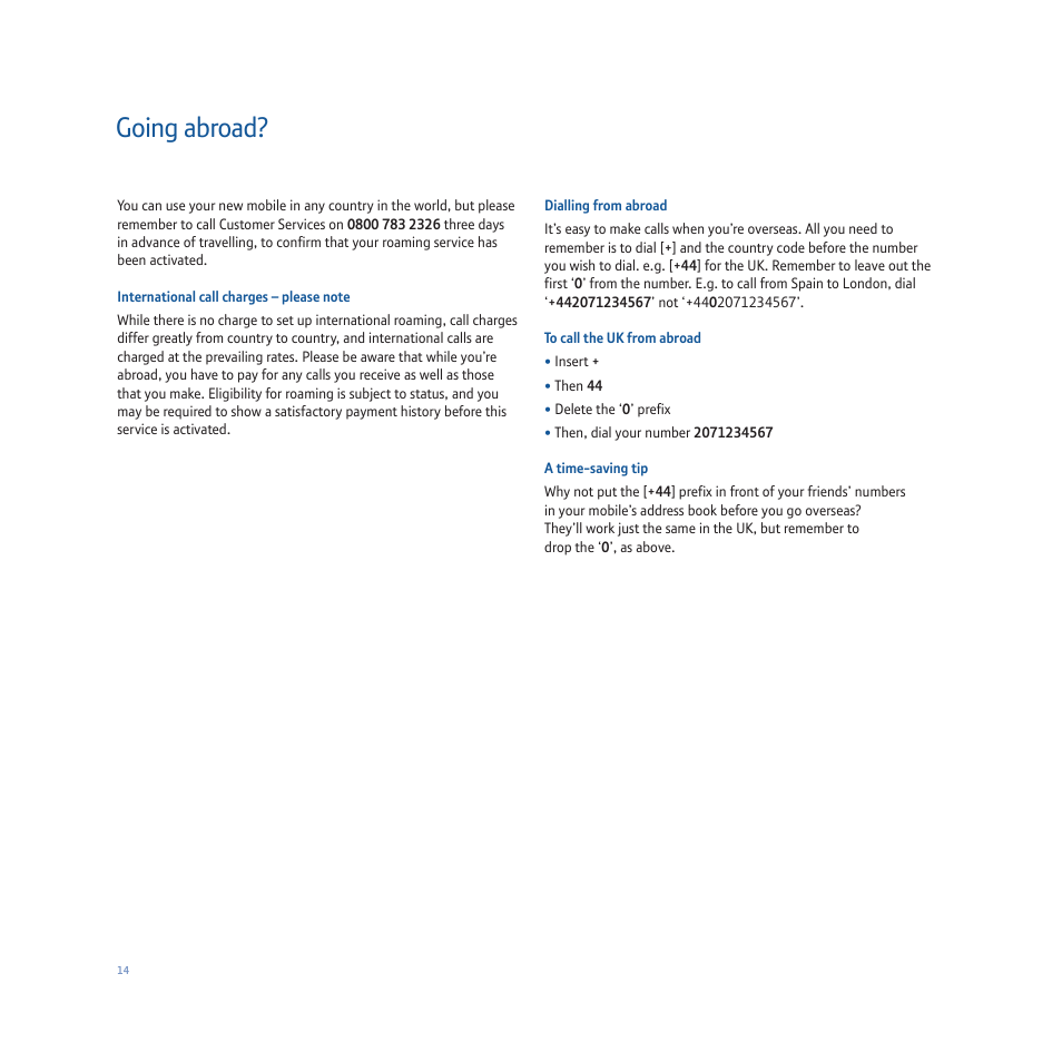 Going abroad | Samsung BT FUSION P200 User Manual | Page 18 / 24